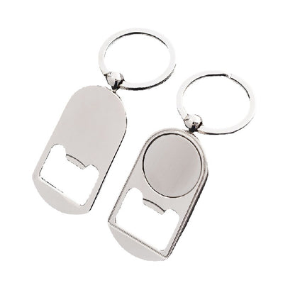 Metal Bottle Opener Sublimation Keychain Zinc Alloy Design 4