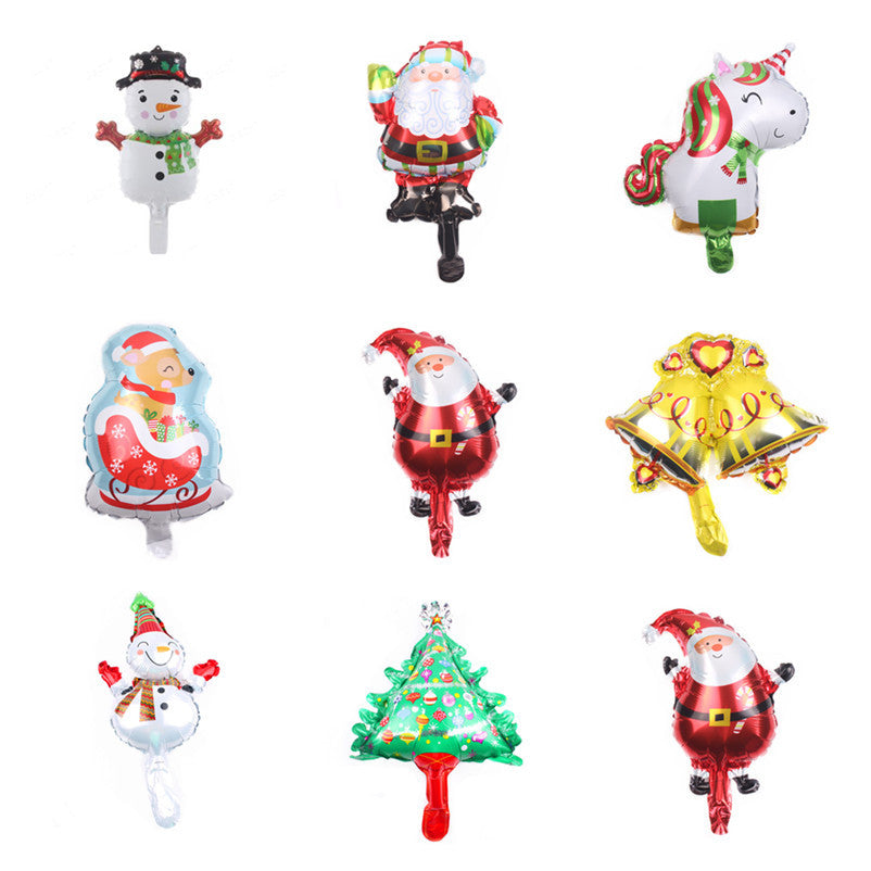 Mini Christmas Foil Balloons Party Decoration Set 50pcs 3