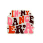 20pcs Silicone Focal Beads Dance Era Letters Text Design