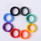 Tactile Sensory Stone Ring Shape Silicone Fidget Worry Stone Toy