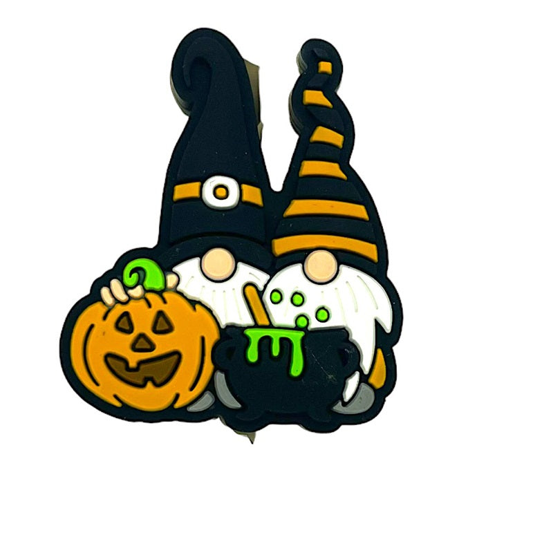 20pcs Silicone Focal Beads Halloween Gnomes Pumpkin Poison