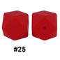 20pcs Christmas Silicone Beads Solid Color Assorted Sizes and Shapes 16
