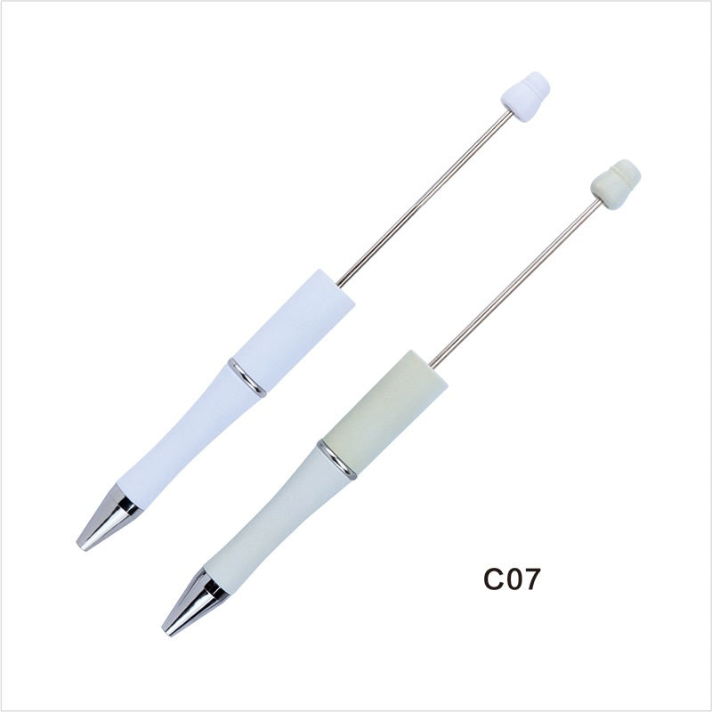 Light-Sensitive Color-Changing Beadable Ballpoint Pens Plastic DIY Craft 9