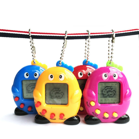 Electronic Pet Game Keychain Plastic Mini Toy Charm