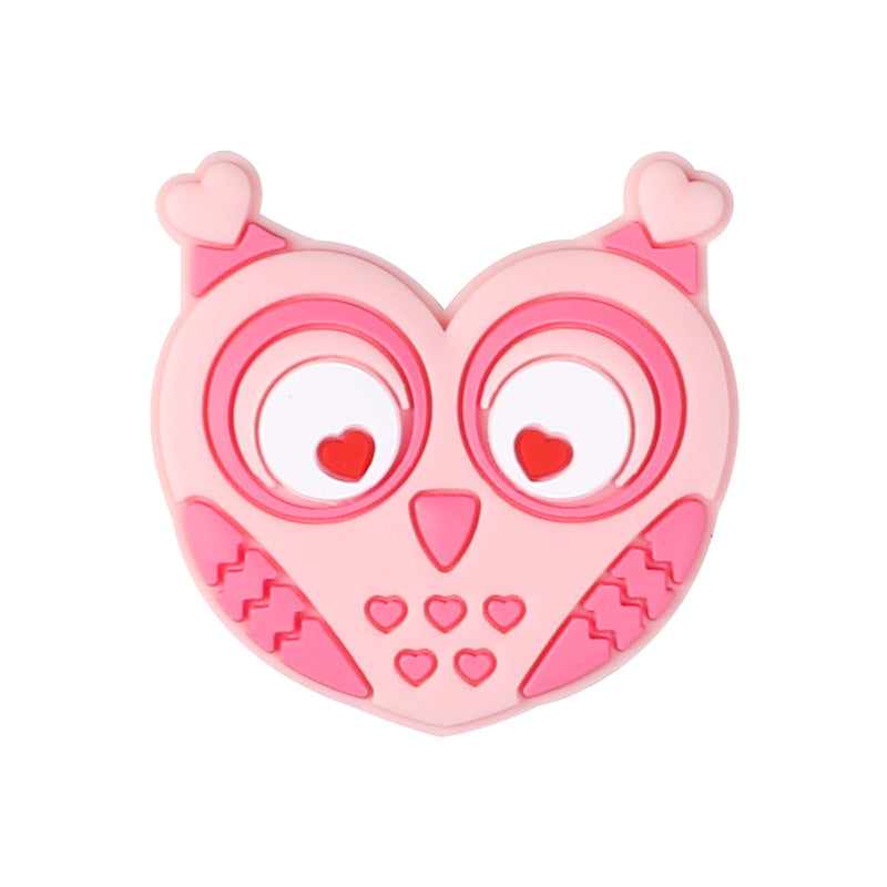 Silicone Focal Beads Valentine Day Heart Animal Variety 12