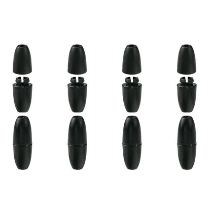 100pcs Food Grade PP Breakaway Safety Clasps Bead Barrel Connectors 9