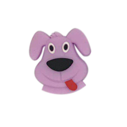 20pcs Silicone Focal Beads Puppy Front Facing Design 10