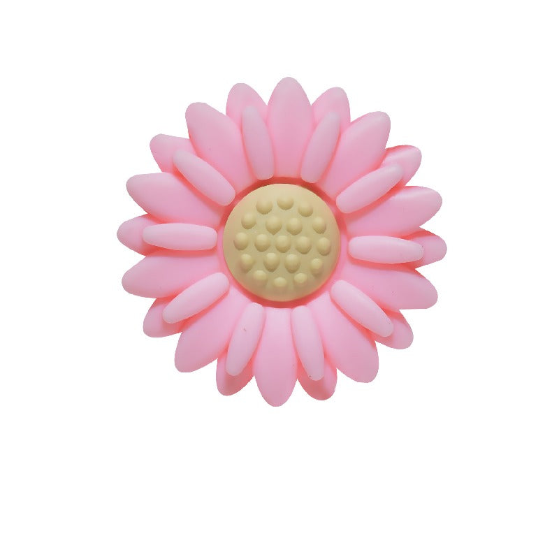50pcs Silicone Focal Beads Daisy Flower Variety of Colors Design 5