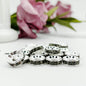 100pcs 10mm Large Hole Rhinestone Spacer Beads Copper Metal Frame 22