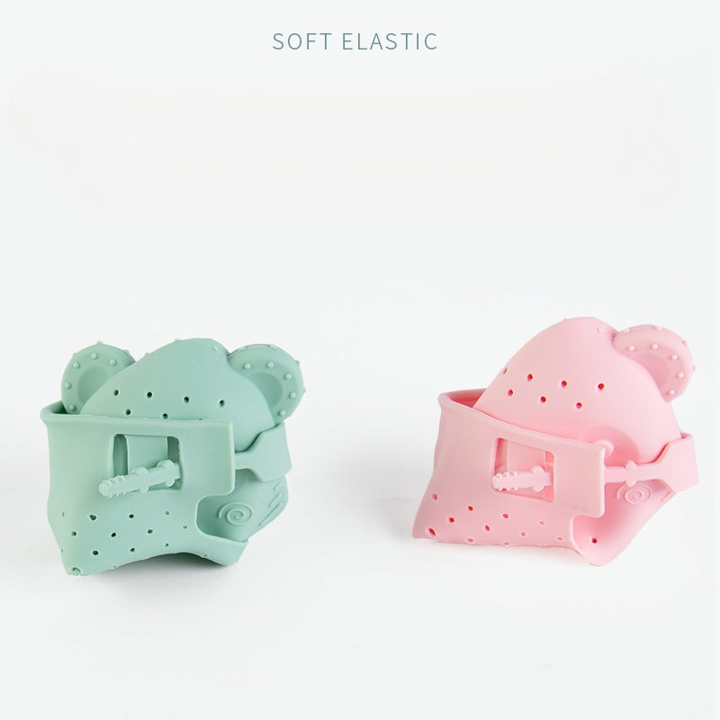 Baby Bear Silicone Teething Gloves Baby Teether for Babies 2