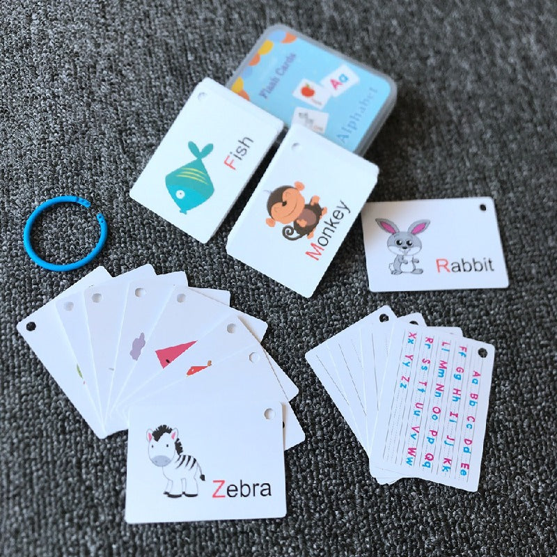 Educational Flash Cards Learning Toy Paper 63x88mm 6