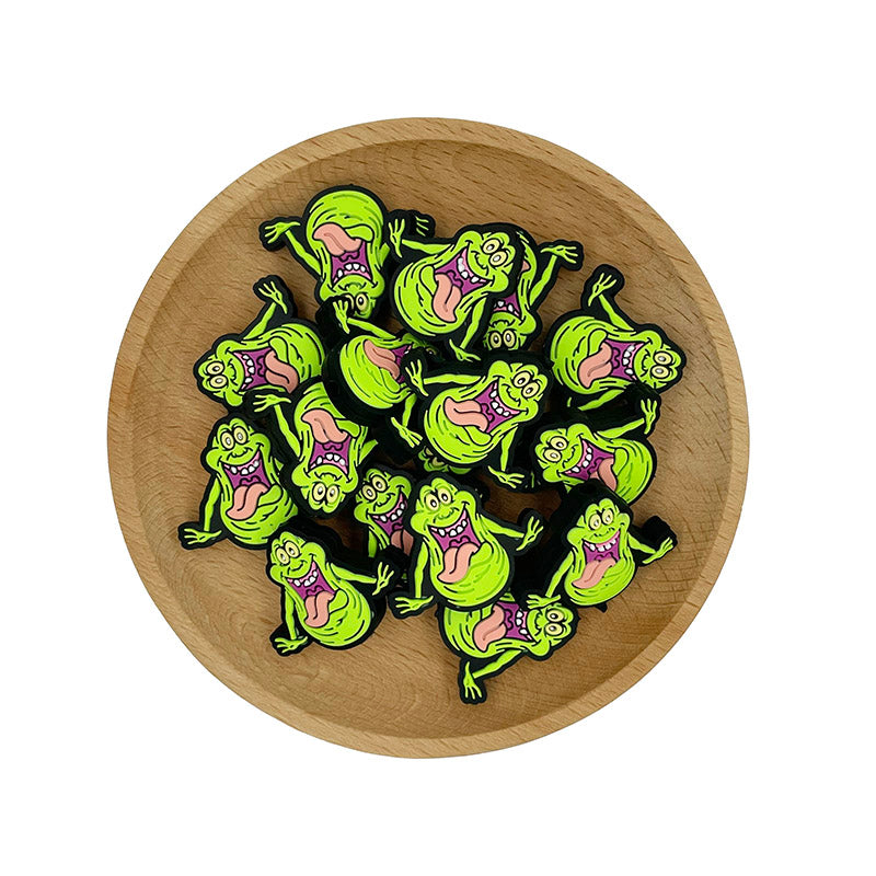 20pcs Silicone Focal Beads Slime Monster Front Facing 2