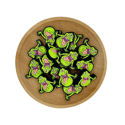 20pcs Silicone Focal Beads Slime Monster Front Facing 2