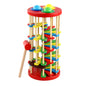 Wooden Montessori Toys Spinning Ball Ladder for Toddlers 29cm
