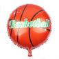 Sports Ball Foil Balloons Party Decoration Set 18 Inch 5pcs 10