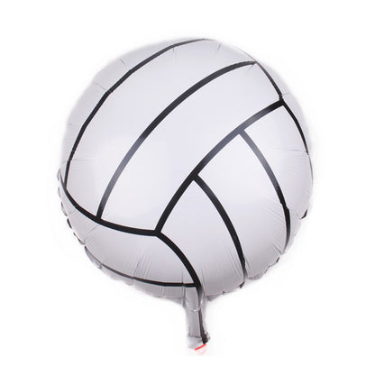 Sports Ball Foil Balloons Party Decoration Set 18 Inch 5pcs 8