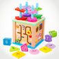 Wooden Multi-Functional Column Bead Maze Educational Toy