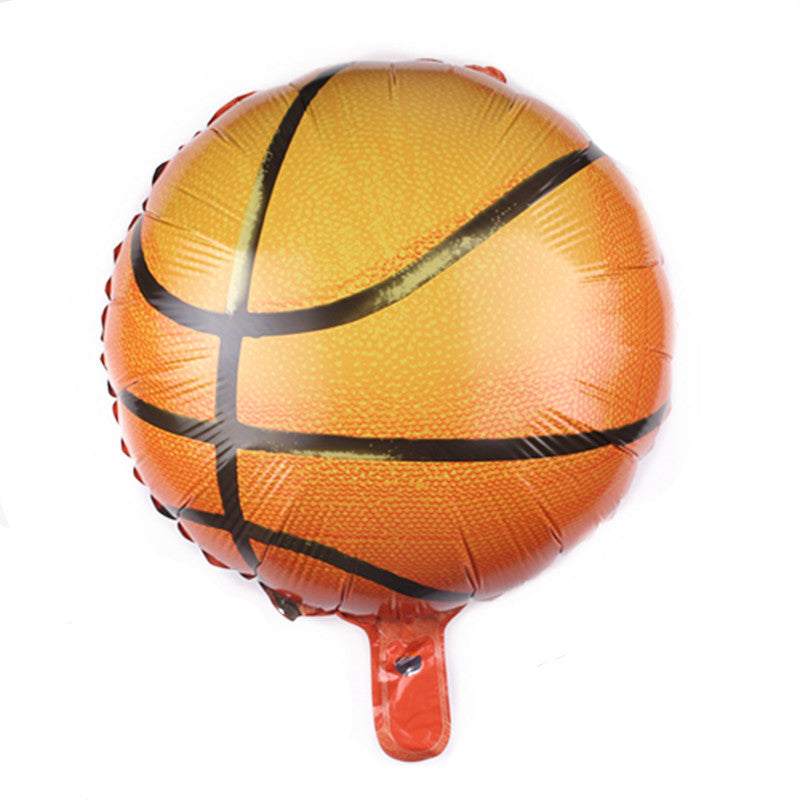 Sports Ball Foil Balloons Party Decoration Set 18 Inch 5pcs 3