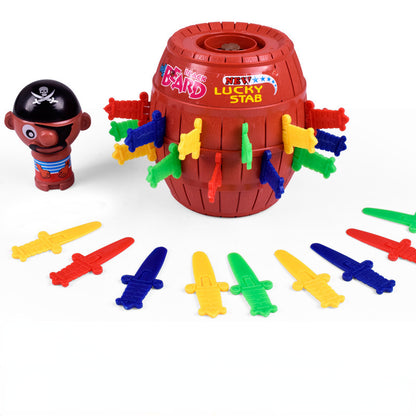 Pirate Barrel Prank Toy Interactive Desktop Game for Kids 4