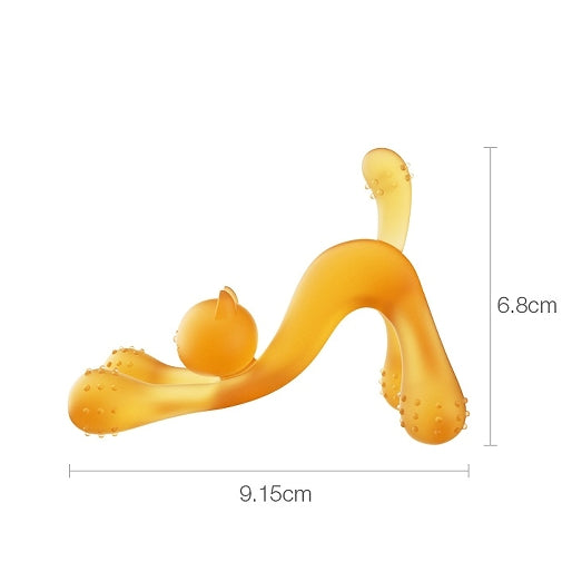 Silicone Kitten Shaped Teething Toy for Baby 5
