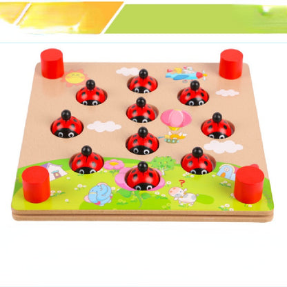 Wooden Montessori Toys Focus and Memory Training Board 3