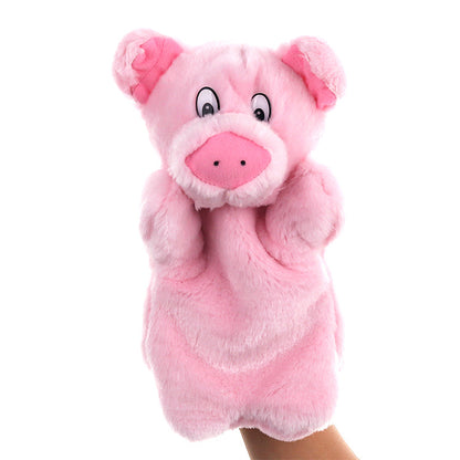 Plush Animal Hand Puppets Pretend Play Toy 25cm 10