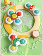 Lion Dinosaur Suction Cup Spinner Toy Plastic for Toddlers