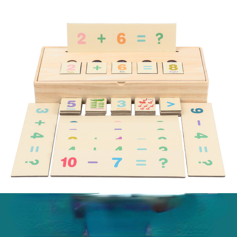 Wooden Montessori Toys Knowledge Classification Box Educational Toy 4