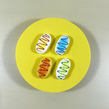 PU Squishy Toy Mini Bread Bun Slow Rising Stress Relief 10