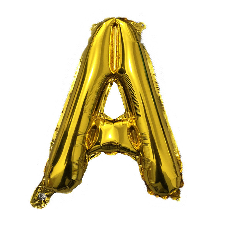 Gold Letter Foil Balloons 16 Inch Party Decoration 50pcs 3