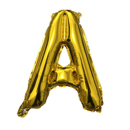 Gold Letter Foil Balloons 16 Inch Party Decoration 50pcs 3