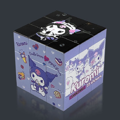 Neutral Ice and Snow Themed Rubik's Cube Fidget Toy 57mm 23
