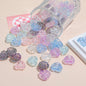 10pcs 18x20mm Transparent Heart Acrylic Beads DIY Bracelet Making 12