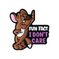 Silicone Focal Beads Mouse Character Front Facing with Text I'm Fine 13