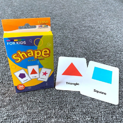 Educational Paper Flash Cards Early Development Toy 7.8x11.7cm 7
