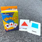 Educational Paper Flash Cards Early Development Toy 7.8x11.7cm 7