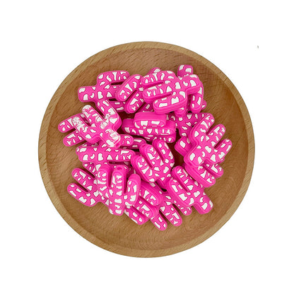 20pcs Silicone Focal Beads Cactus Cutout Center Design 8