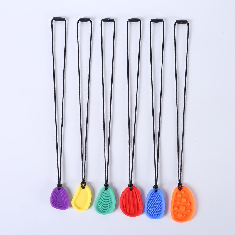 Sensory Stone Silicone Tactile Fidget Toy Worry Stone Stress Relieving