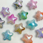 50pcs 22x10mm UV Finish Gradient Star Acrylic Beads 13