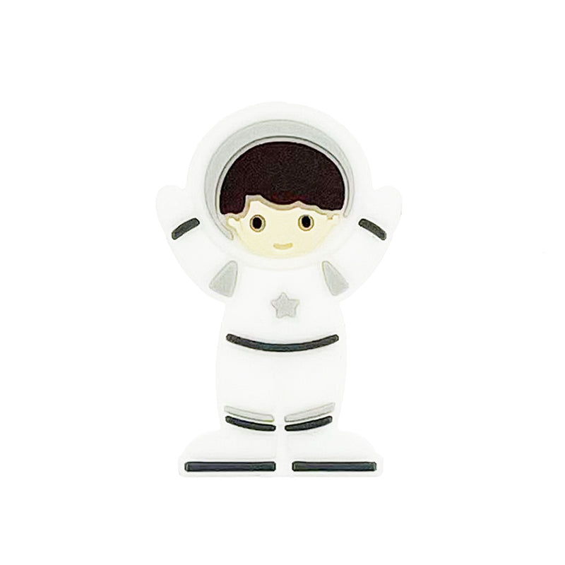 20pcs Silicone Focal Beads Astronaut Front Facing Design 5