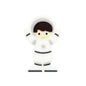 20pcs Silicone Focal Beads Astronaut Front Facing Design 5