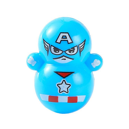Plastic Mini Cartoon Roly-Poly Toy Desktop Game for Kids 5