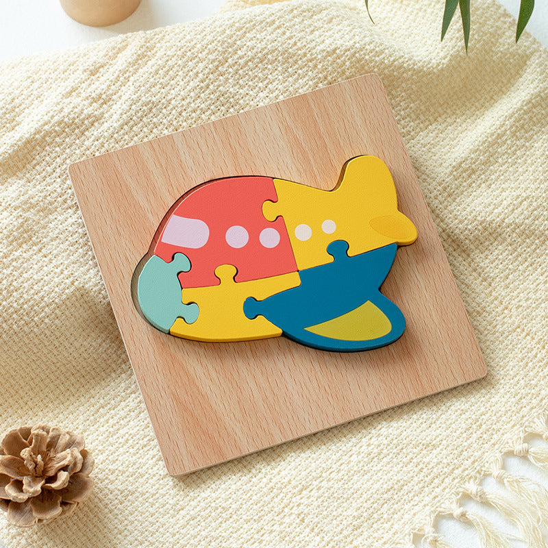 Animal Wooden Puzzle 3D Educational Toy for Kids 10