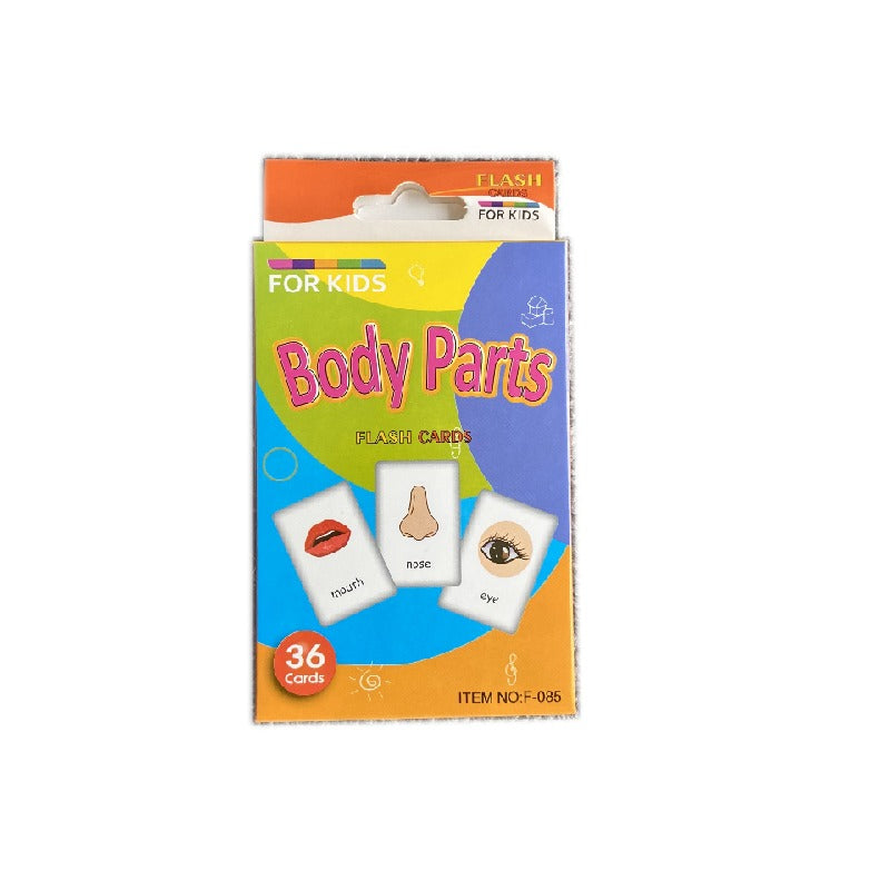 Educational Paper Flash Cards Early Development Toy 7.8x11.7cm 5