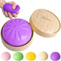 TPR Giant Steamed Stuffed Bun Squishy Soft Squeeze Toy with Steamer 5.5x9cm 9