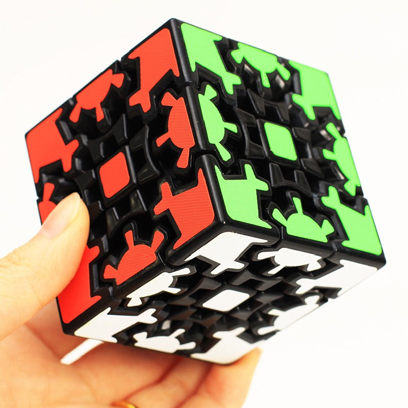 Plastic Gear Fidget Cube Puzzle Toy 5.6cm Size 10