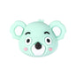 20Pcs Silicone 3D Focal Beads Koala Head Multi Color Design 12