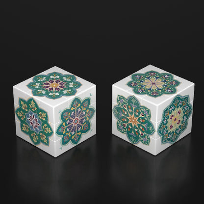 Plastic Zodiac Magic Fidget Cube Puzzle Toy 5.7cm 23