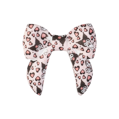 10Pcs Silicone 3D Focal Beads Colorful Bow Printed Shape 16