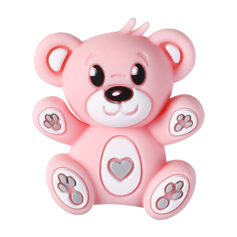 Silicone 3D Focal Beads Hug Bear Sitting Pose 18